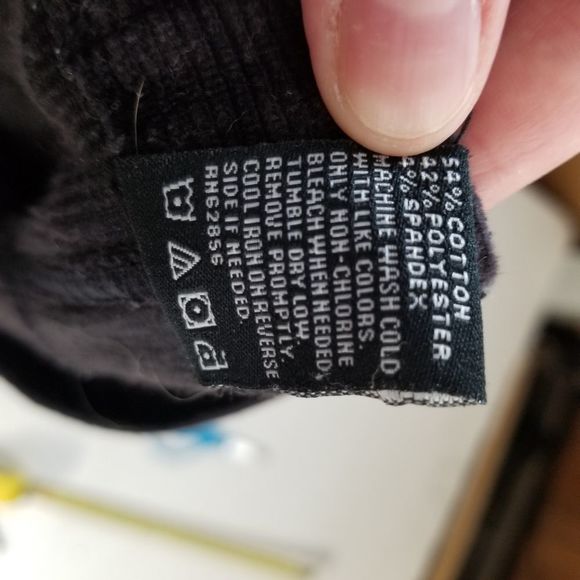 Hue XS stretchy Black corduroy pants - Picture 4 of 11